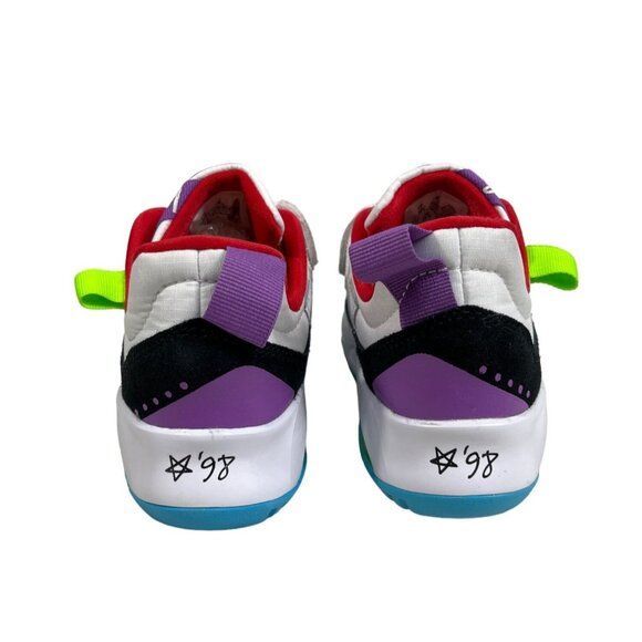 Nike Air Jordan Girl’s White Red MA2 Women Power Sneakers Sz 12C - New - Picture 4 of 12